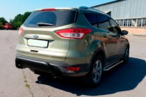 Ford Kuga/Escape 2013–2019 Zadnji lok AK007 Black (nerjavno jeklo) fotografija 1