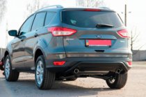 Ford Kuga/Escape 2013–2019 Zadnji lok AK007 Black (nerjavno jeklo) fotografija 6