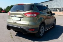 Ford Kuga 2008–2013 Zadnji lok AK007 Black (nerjavno jeklo) fotografija 7