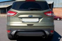 Ford Kuga 2008–2013 Zadnji lok AK007 Black (nerjavno jeklo) fotografija 3
