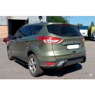 Zadnji lok AK007 Black (nerjavno jeklo) Ford Kuga 2008–2013 fotografija 1
