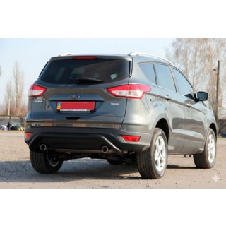 Zadnji lok AK007 Black (nerjavno jeklo) Ford Kuga 2008–2013 fotografija 2