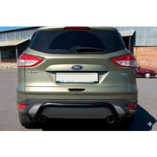 Zadnji lok AK007 Black (nerjavno jeklo) Ford Kuga 2008–2013 fotografija 3
