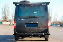 Ford Transit 2000–2014 Zadnji vogalni loki AK003-Double Black (nerjavno jeklo) fotografija 3