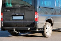 Ford Transit 2000–2014 Zadnji vogalni loki AK003-Double Black (nerjavno jeklo) fotografija 1