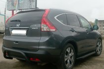 Honda CRV 2012–2016 Zadnji lok AK007 Black (nerjavno jeklo) fotografija 2