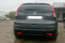 Honda CRV 2012–2016 Zadnji lok AK007 Black (nerjavno jeklo) fotografija 3