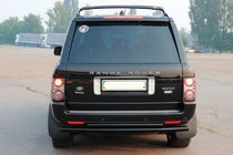 Range Rover III L322 2002–2012 Zadnji zaščitni lok AK002-Dvojni Black (nerjaveče jeklo) fotografija 2