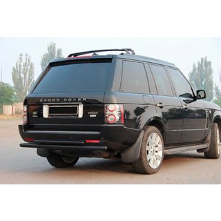 Zadnji zaščitni lok AK002-Dvojni Black (nerjaveče jeklo) Range Rover III L322 2002–2012 fotografija 3