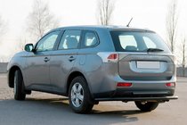 Mitsubishi Outlander 2012–2021 Zadnji zaščitni lok AK004 Black (nerjavno jeklo) fotografija 1