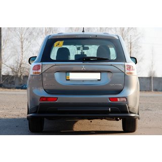 Zadnji zaščitni lok AK004 Black (nerjavno jeklo) fotografija 2