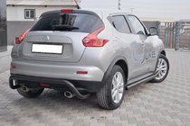 Nissan Juke 2010–2019 Zadnji lok AK007 Black (nerjavno jeklo) fotografija 5