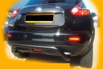 Nissan Juke 2010–2019 Zadnji lok AK007 Black (nerjavno jeklo) fotografija 9
