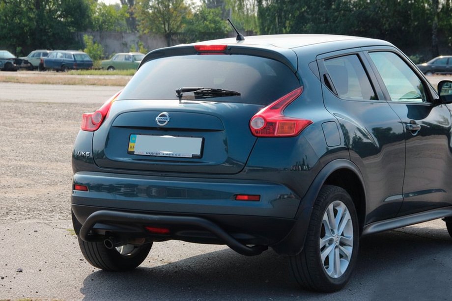 Nissan Juke 2010–2019 Zadnji lok AK007 Black (nerjavno jeklo) Image