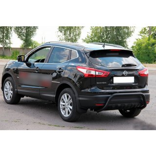 Zadnji zaščitni lok AK007-1 Black (nerjaveče jeklo) Nissan Qashqai 2014–2021 fotografija 4