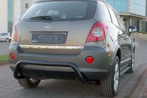 Opel Antara 2006–2017 Zadnji zaščitni lok AK007-1 Black (nerjavno jeklo) fotografija 1