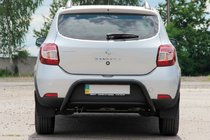 Renault Sandero 2013–2022 Zadnji lok AK007 Black (nerjavno jeklo) fotografija 1