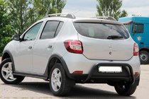 Renault Sandero 2013–2022 Zadnji lok AK007 Black (nerjavno jeklo) fotografija 3