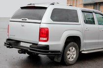 Volkswagen Amarok 2010–2022 Zadnji vogalni ščitniki AK003-Double Black (2 kos, nerjaveče jeklo) fotografija 3