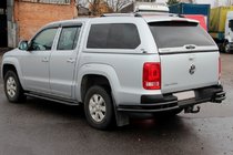Volkswagen Amarok 2010–2022 Zadnji vogalni ščitniki AK003-Double Black (2 kos, nerjaveče jeklo) fotografija 4