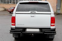 Volkswagen Amarok 2010–2022 Zadnji vogalni ščitniki AK003-Double Black (2 kos, nerjaveče jeklo) fotografija 5