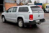 Volkswagen Amarok 2010–2022 Zadnji vogalni ščitniki AK003-Double Black (2 kos, nerjaveče jeklo) fotografija 2