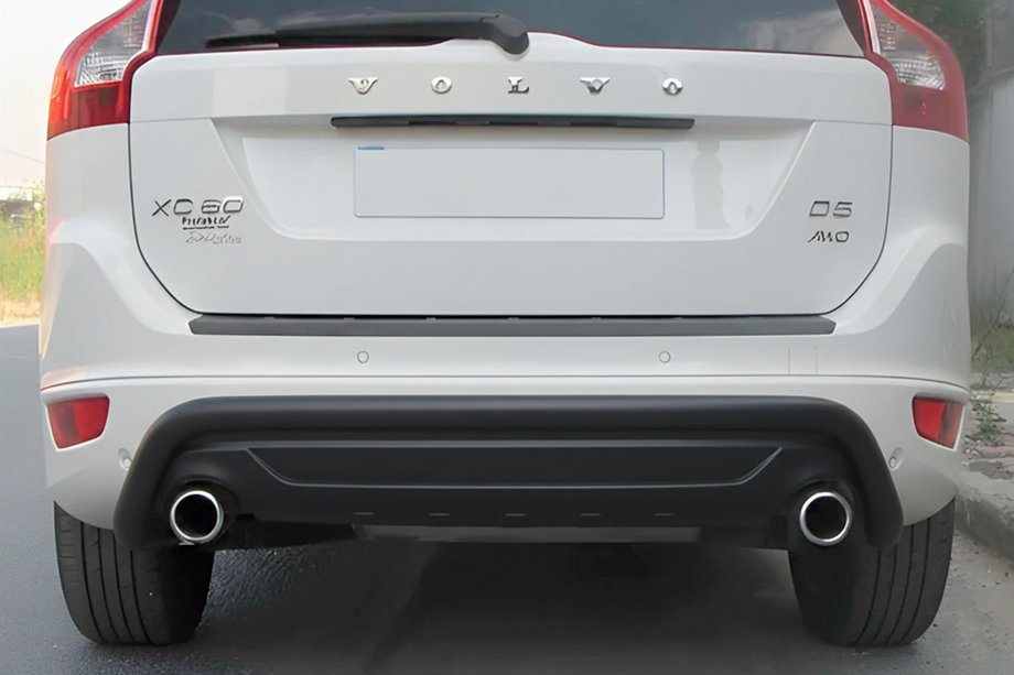 Volvo XC60 2009–2017 Zadnji zaščitni lok AK007 Black (nerjaveče jeklo) Image