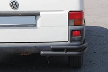 Volkswagen T4 Caravelle/Multivan 1990–2003 Zadnji dvojni kotniki AK003-Double Black (2 kos, nerjaveče jeklo) fotografija 3