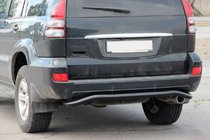 Toyota Land Cruiser Prado 120 2002–2009 Zadnji zaščitni lok AK008 Black fotografija 4