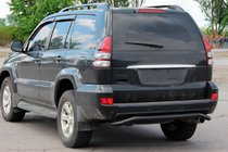 Toyota Land Cruiser Prado 120 2002–2009 Zadnji zaščitni lok AK008 Black fotografija 5