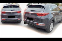 Kia Sportage 2015–2021 Zadnji zaščitni lok AK007 Black (nerjaveče jeklo) fotografija 4