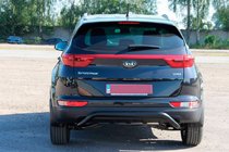 Kia Sportage 2015–2021 Zadnji zaščitni lok AK007 Black (nerjaveče jeklo) fotografija 3