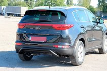 Kia Sportage 2015–2021 Zadnji zaščitni lok AK007 Black (nerjaveče jeklo) fotografija 1