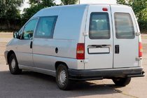 Citroen Jumpy 1996–2007 Zadnji dvojni vogalni loki AK003-подвійний Black (nerjavno jeklo) fotografija 4
