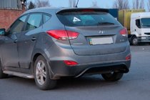 Hyundai IX-35 2010–2015 Zadnji zaščitni lok AK007 Black (nerjaveče jeklo) fotografija 3