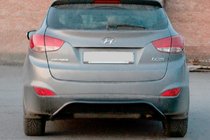 Hyundai IX-35 2010–2015 Zadnji zaščitni lok AK007 Black (nerjaveče jeklo) fotografija 1