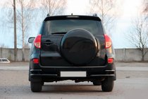 Toyota Rav 4 2006–2013 Zadnji kotni deli AK003-double Black (2 kos, nerjavno jeklo) fotografija 1