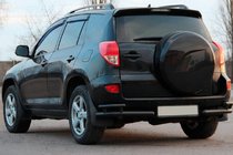 Toyota Rav 4 2006–2013 Zadnji kotni deli AK003-double Black (2 kos, nerjavno jeklo) fotografija 2