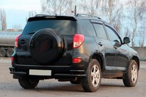 Toyota Rav 4 2006–2013 Zadnji kotni deli AK003-double Black (2 kos, nerjavno jeklo) fotografija 3