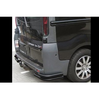 Zadnji kotni loki AK003-Подвійний Črni (nerjavno jeklo) Opel Vivaro 2001–2015 fotografija 1