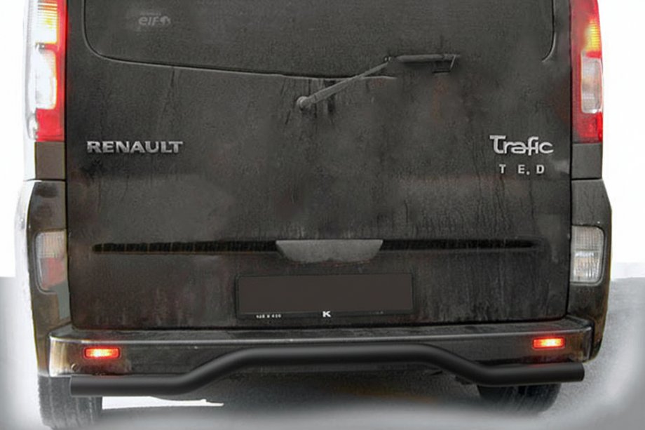 Nissan Primastar 2002–2014 Zadnji zaščitni lok AK006 Black (nerjavno jeklo) Image