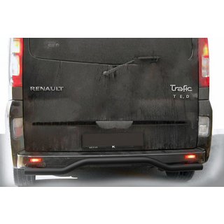 Zadnji zaščitni lok AK006 Black (nerjavno jeklo) Opel Vivaro 2001–2015 fotografija 2