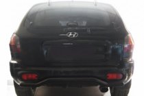 Hyundai Santa Fe 1 2000–2006 Zadnji zaščitni lok AK004 Black (nerjavno jeklo) fotografija 1