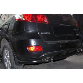 Zadnji vogalni elementi za sredinski lok AK0073 Black (2 kos, nerjaveče jeklo) Hyundai Santa Fe 2 2006–2012