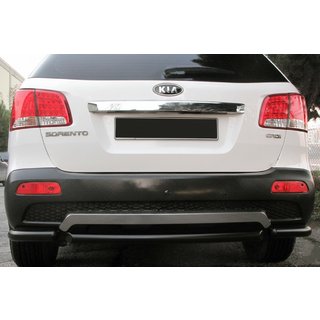 Zadnji kotni elementi za sredinsko cev AK007-3 Black (2 kos, nerjaveče jeklo) Kia Sorento II XM 2009–2014 fotografija 1