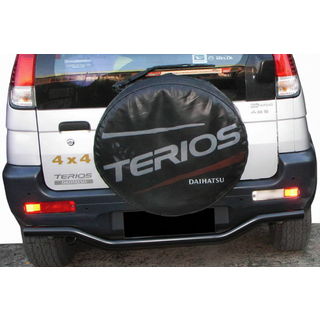 Zadnji zaščitni lok AK007 Black (nerjaveče jeklo) Daihatsu Terios 2003–2005