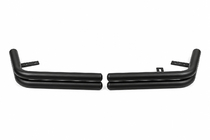 Toyota Land Cruiser Prado 120 2002–2009 Zadnji dvojni kotni loki AK003-2 Black (2 kos, nerjaveče jeklo) fotografija 5