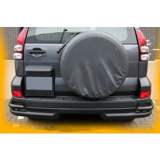 Zadnji dvojni kotni loki AK003-2 Black (2 kos, nerjaveče jeklo) Toyota Land Cruiser Prado 120 2002–2009 fotografija 4