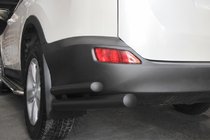 Toyota Rav 4 2013–2018 Zadnji kotni loki AK003-dvojni Black (nerjavno jeklo) fotografija 1