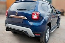 Dacia Duster 2018–2024 Zadnji zaščitni lok AK007 Black (nerjaveče jeklo) fotografija 3